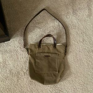 Canvas brushed purse